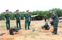 Bộ Tổng Tham mưu kiểm tra kết quả huấn luyện chiến sĩ mới và huấn luyện chiến đấu giai đoạn 1 năm 2024